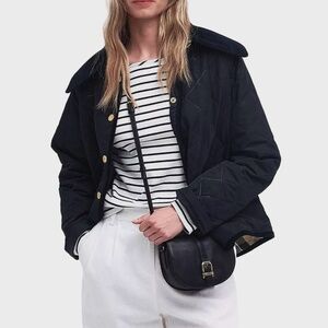 NWT Barbour Gosford Quilted Corduroy-Trim sz 12US